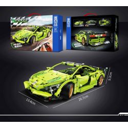 ZHEGAO DZ7012 7012 non  LAMBORGHINI bộ đồ chơi xếp lắp ráp ghép mô hình  Kỹ Thuật Công Nghệ Cao Mô Hình Phương Tiện 509 khối