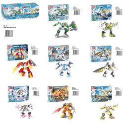 WOMA C0409 0409 non  8 LOẠI ROBOT bộ đồ chơi xếp lắp ráp ghép mô hình