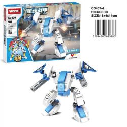 WOMA C0409 0409 non  8 LOẠI ROBOT bộ đồ chơi xếp lắp ráp ghép mô hình