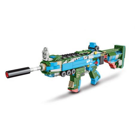 WOMA C0100 0100 non  SÚNG TRƯỜNG TỰ ĐỘNG M4A4 16 TỔ HỢP bộ đồ chơi xếp lắp ráp ghép mô hình Military Army POWERFUL MILITARY Quân Sự Bộ Đội 729 khối