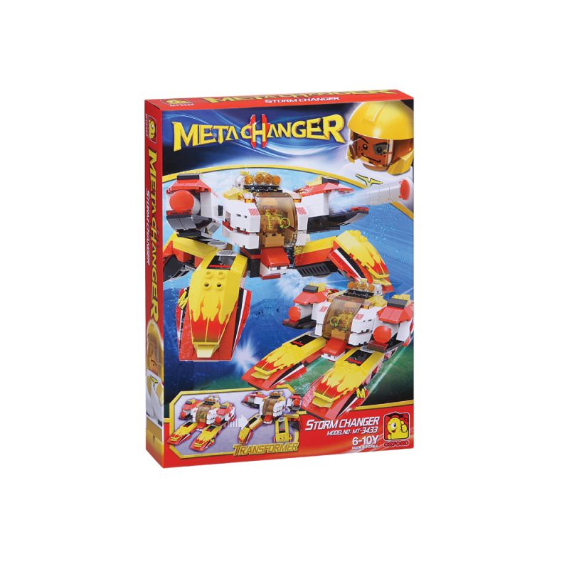 OXFORD MT3433 3433 non Lego ĐỔI BÃO bộ đồ chơi xếp lắp ráp ghép mô hình STORM CHANGER