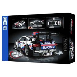 ZHEGAO DZ7011 7011 non  PORSCHE 911 bộ đồ chơi xếp lắp ráp ghép mô hình  Kỹ Thuật Công Nghệ Cao Mô Hình Phương Tiện 500 khối