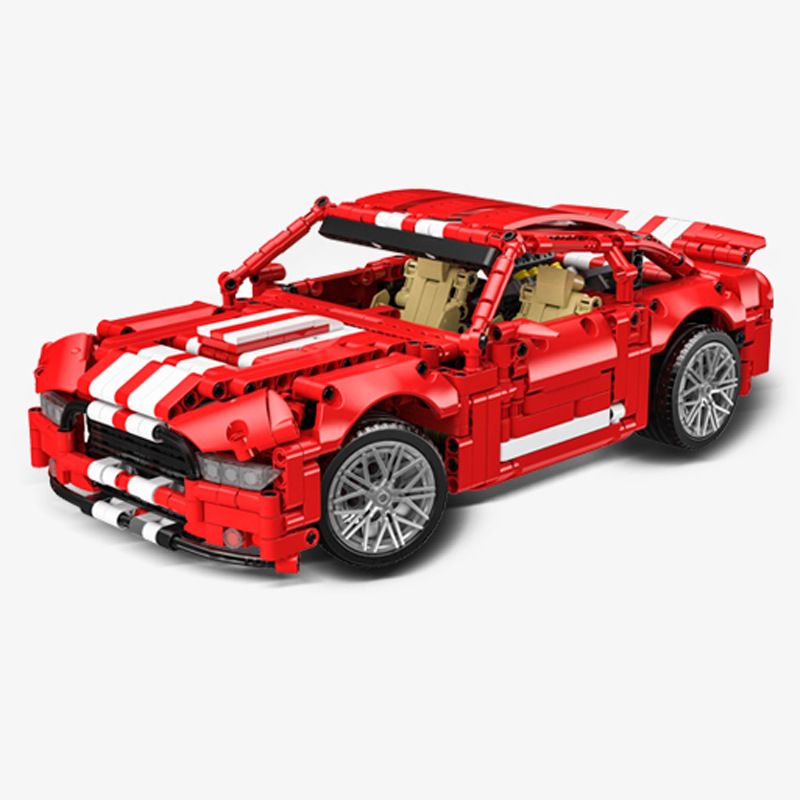 MorkModel 023021 Mork Model 023021 non Lego FORD MUSTANG GT500 1:14 tỷ lệ 1:14 bộ đồ chơi xếp lắp ráp ghép mô hình Technic GT RACING FORD MUSTANG GT500 Kỹ Thuật Công Nghệ Cao Mô Hình Phương Tiện 1428 khối