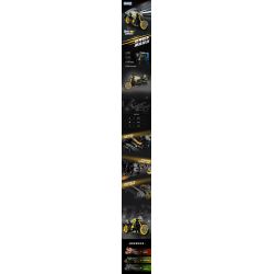 ZHEGAO QJ5184 5184 non  MÔ TÔ QUỶ LỚN DUCATI bộ đồ chơi xếp lắp ráp ghép mô hình Motorcycle Motorbike DUCATI DIAVEL Xe Hai Bánh 756 khối