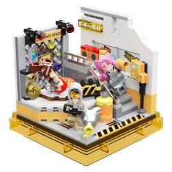 AREA-X AB0021 0021 non  LẨU HỘP TRENDY FUN KHÔNG GIAN NHẢY ĐƯỜNG PHỐ NHỊP NHÀNG bộ đồ chơi xếp lắp ráp ghép mô hình X-BOX DANCE SPACE