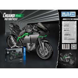 ZHEGAO QJ5183 5183 non  XE MÁY KAWASAKI bộ đồ chơi xếp lắp ráp ghép mô hình Motorcycle Motorbike Xe Hai Bánh 888 khối ZHEGAO QJ5183 5183 non  XE MÁY KAWASAKI bộ đồ chơi xếp lắp ráp ghép mô hình Motorcycle Motorbike Xe Hai Bánh 888 khối
