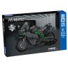 ZHEGAO QJ5183 5183 non  XE MÁY KAWASAKI bộ đồ chơi xếp lắp ráp ghép mô hình Motorcycle Motorbike Xe Hai Bánh 888 khối