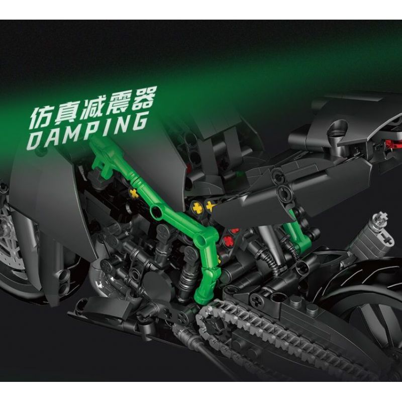ZHEGAO QJ5183 5183 non  XE MÁY KAWASAKI bộ đồ chơi xếp lắp ráp ghép mô hình Motorcycle Motorbike Xe Hai Bánh 888 khối ZHEGAO QJ5183 5183 non  XE MÁY KAWASAKI bộ đồ chơi xếp lắp ráp ghép mô hình Motorcycle Motorbike Xe Hai Bánh 888 khối