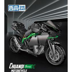 ZHEGAO QJ5183 5183 non  XE MÁY KAWASAKI bộ đồ chơi xếp lắp ráp ghép mô hình Motorcycle Motorbike Xe Hai Bánh 888 khối ZHEGAO QJ5183 5183 non  XE MÁY KAWASAKI bộ đồ chơi xếp lắp ráp ghép mô hình Motorcycle Motorbike Xe Hai Bánh 888 khối