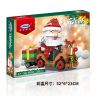 XINGBAO XB-18022 18022 XB18022 non  XE TUẦN LỘC CỦA ÔNG GIÀ NOEL bộ đồ chơi xếp lắp ráp ghép mô hình Christmas Giáng Sinh 390 khối