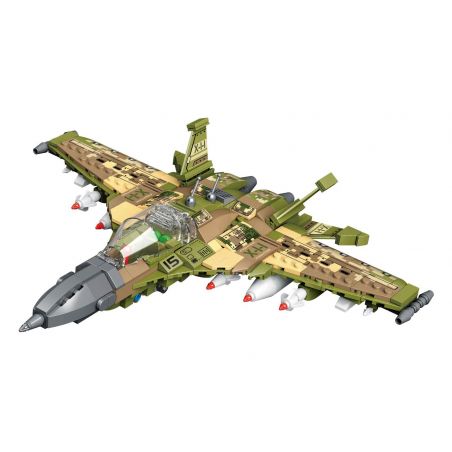 MINGDI K0289 0289 non  MÁY BAY CHIẾN ĐẤU TIANXING A-80Y bộ đồ chơi xếp lắp ráp ghép mô hình Military Army A-80Y INTERCEPTER FIGHTER Quân Sự Bộ Đội 529 khối