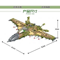 MINGDI K0289 0289 non  MÁY BAY CHIẾN ĐẤU TIANXING A-80Y bộ đồ chơi xếp lắp ráp ghép mô hình Military Army A-80Y INTERCEPTER FIGHTER Quân Sự Bộ Đội 529 khối
