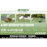 MINGDI K0289 0289 non  MÁY BAY CHIẾN ĐẤU TIANXING A-80Y bộ đồ chơi xếp lắp ráp ghép mô hình Military Army A-80Y INTERCEPTER FIGHTER Quân Sự Bộ Đội 529 khối