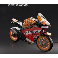ZHEGAO QJ5182 5182 non  XE HONDA CBR bộ đồ chơi xếp lắp ráp ghép mô hình  Kỹ Thuật Công Nghệ Cao Mô Hình Phương Tiện 811 khối