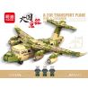 MINGDI K0288 0288 non  MÁY BAY VẬN TẢI TIANYAN A-20E bộ đồ chơi xếp lắp ráp ghép mô hình Military Army A-20E TRANSPORT PLANE Quân Sự Bộ Đội 517 khối