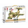 MINGDI K0288 0288 non  MÁY BAY VẬN TẢI TIANYAN A-20E bộ đồ chơi xếp lắp ráp ghép mô hình Military Army A-20E TRANSPORT PLANE Quân Sự Bộ Đội 517 khối