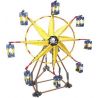 LOZ 2011 Xếp hình kiểu Nanoblock LOZ ELECTRIC AMUSEMENT PARK Electric Amusement Park Ferris Wheel đu Quay Hình Chong Chóng 8 Cánh Có động Cơ Pin 309 khối có động cơ pin