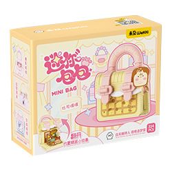 WEKKI 516911 non  BÁNH MÌ NƯỚNG BOO bộ đồ chơi xếp lắp ráp ghép mô hình PUPU TOAST