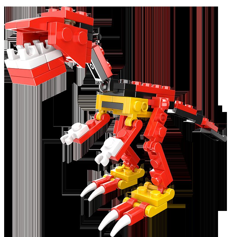 CAYI 1601 non  BIẾN HÌNH KHỦNG LONG BÃO TRICERATOPS bộ đồ chơi xếp lắp ráp ghép mô hình DINOSAUR 228 khối