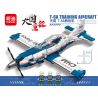 MINGDI K0286 0286 non  MÁY BAY HUẤN LUYỆN SKYHAWK T-6A bộ đồ chơi xếp lắp ráp ghép mô hình Military Army T-6A TRAINING AIRCRAFT Quân Sự Bộ Đội 524 khối