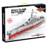 PanlosBrick 637010 Panlos Brick 637010 non  VẢI WAA BATTLESHIP. bộ đồ chơi xếp lắp ráp ghép mô hình Military Army IOWA CLASS BATTLESHIP Quân Sự Bộ Đội 1703 khối