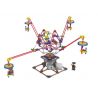 LOZ 2014 Xếp hình kiểu Nanoblock LOZ ELECTRIC AMUSEMENT PARK Electric Amusement Park Octopus Dandelion đu Quay 4 Tay Văng động Cơ Pin 338 khối có động cơ pin