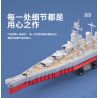 PanlosBrick 637010 Panlos Brick 637010 non  VẢI WAA BATTLESHIP. bộ đồ chơi xếp lắp ráp ghép mô hình Military Army IOWA CLASS BATTLESHIP Quân Sự Bộ Đội 1703 khối