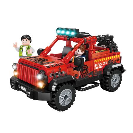 FORANGE FC1623 1623 non  LỖI MÀU ĐỎ bộ đồ chơi xếp lắp ráp ghép mô hình Racers RACING CLUB Đua Tốc Độ 311 khối