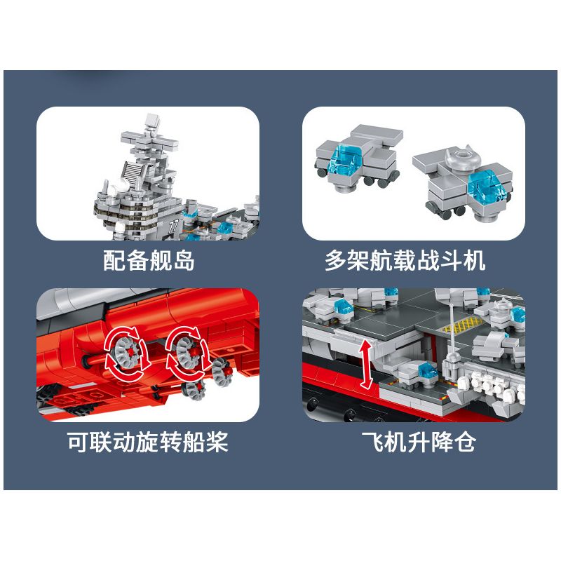 PanlosBrick 637009 Panlos Brick 637009 non  BUSH NIMIT VỊ TRÍ HẠT NHÂN bộ đồ chơi xếp lắp ráp ghép mô hình Military Army NIMITZ-CLASS AIRCRAFT CARRIER Quân Sự Bộ Đội 1988 khối