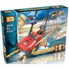 LOZ 2016 Xếp hình kiểu Nanoblock LOZ ELECTRIC AMUSEMENT PARK Electric Amusement Park Crazy Rollercoaster Tàu Lượn Siêu Tốc động Cơ Pin 534 khối có động cơ pin