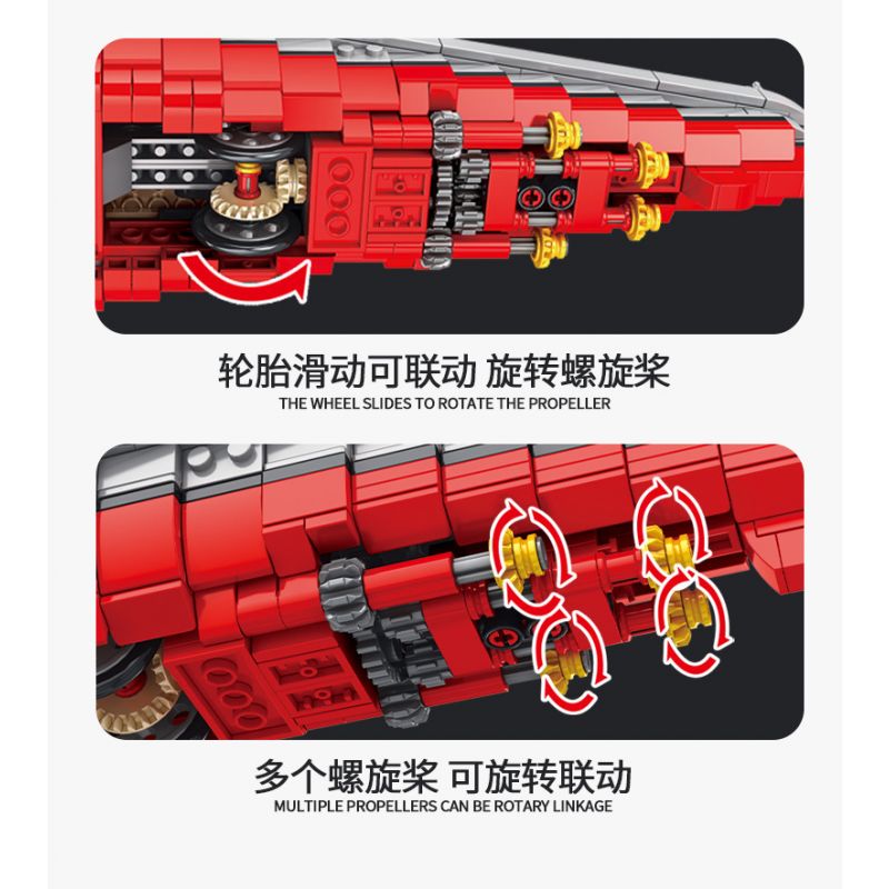 PanlosBrick 637008 Panlos Brick 637008 non  ELIZABETH NỮ HOÀNG GIÁ bộ đồ chơi xếp lắp ráp ghép mô hình Military Army QIEEN ELIZABETH-CLASS BATTLESHIP Quân Sự Bộ Đội 1556 khối