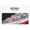 PanlosBrick 637008 Panlos Brick 637008 non  ELIZABETH NỮ HOÀNG GIÁ bộ đồ chơi xếp lắp ráp ghép mô hình Military Army QIEEN ELIZABETH-CLASS BATTLESHIP Quân Sự Bộ Đội 1556 khối
