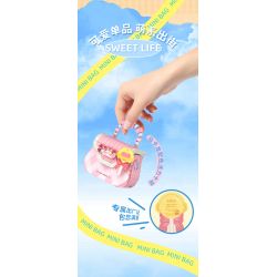 WEKKI 516909 non  KẸO BOBO bộ đồ chơi xếp lắp ráp ghép mô hình BOBO SUGAR 330 khối