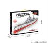 PanlosBrick 637008 Panlos Brick 637008 non  ELIZABETH NỮ HOÀNG GIÁ bộ đồ chơi xếp lắp ráp ghép mô hình Military Army QIEEN ELIZABETH-CLASS BATTLESHIP Quân Sự Bộ Đội 1556 khối