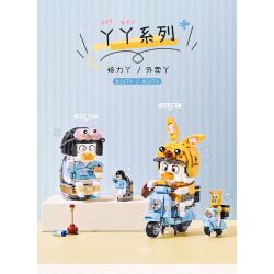 LOZ 1675 non  YAYA TUYỆT VỜI bộ đồ chơi xếp lắp ráp ghép mô hình