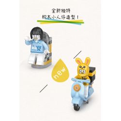 LOZ 1675 non  YAYA TUYỆT VỜI bộ đồ chơi xếp lắp ráp ghép mô hình