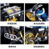 ZHEGAO QL0484 0484 non  XE MÁY FUDA bộ đồ chơi xếp lắp ráp ghép mô hình  COMPETITIVE MOTORCTCLE Kỹ Thuật Công Nghệ Cao Mô Hình Phương Tiện 426 khối