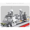 PanlosBrick 637007 Panlos Brick 637007 non  TÀU TUẦN DƯƠNG TÊN LỬA TIKINDRO CỘNG VỚI bộ đồ chơi xếp lắp ráp ghép mô hình Military Army TICONDEROGA-CLASS CRUISER Quân Sự Bộ Đội 1513 khối