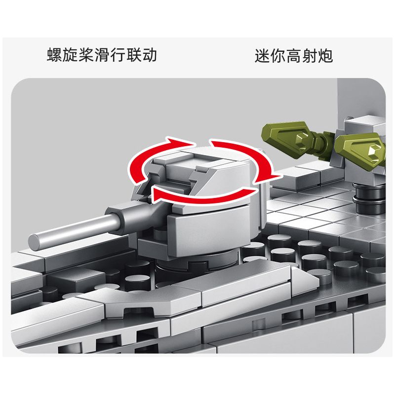 PanlosBrick 637007 Panlos Brick 637007 non  TÀU TUẦN DƯƠNG TÊN LỬA TIKINDRO CỘNG VỚI bộ đồ chơi xếp lắp ráp ghép mô hình Military Army TICONDEROGA-CLASS CRUISER Quân Sự Bộ Đội 1513 khối