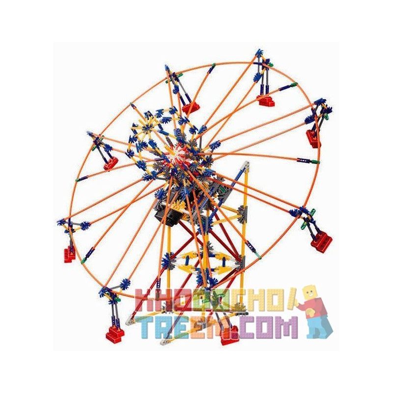 LOZ 2021 P0002 0002 Xếp hình kiểu Nanoblock LOZ ELECTRIC AMUSEMENT PARK Electric Amusement Park Whirly Ferris Wheel Rotating Wheel đu Quay Tròn Nghiêng 8 Ghế động Cơ Pin 537 khối có động cơ pin