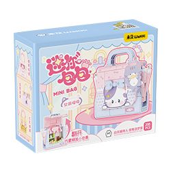 WEKKI 516908 non  MEO MỀM DỄ THƯƠNG bộ đồ chơi xếp lắp ráp ghép mô hình CUTE KITTEN