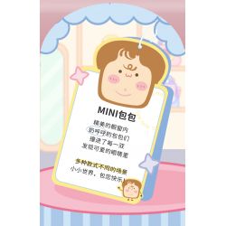 WEKKI 516908 non  MEO MỀM DỄ THƯƠNG bộ đồ chơi xếp lắp ráp ghép mô hình CUTE KITTEN