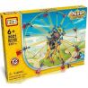 LOZ 2021 P0002 0002 Xếp hình kiểu Nanoblock LOZ ELECTRIC AMUSEMENT PARK Electric Amusement Park Whirly Ferris Wheel Rotating Wheel đu Quay Tròn Nghiêng 8 Ghế động Cơ Pin 537 khối có động cơ pin