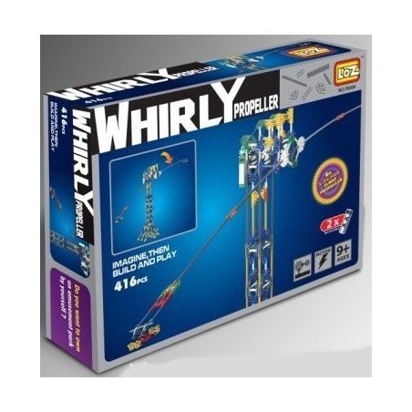 LOZ 2022 P0004 0004 Xếp hình kiểu Nanoblock LOZ ELECTRIC AMUSEMENT PARK Electric Amusement Park Whirly Propeller Giant Circle đu Văng 2 Cánh động Cơ Pin 416 khối có động cơ pin