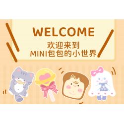 WEKKI 516908 non  MEO MỀM DỄ THƯƠNG bộ đồ chơi xếp lắp ráp ghép mô hình CUTE KITTEN