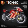 ZHEGAO QL0481 0481 non  XÍCH PHONG XE MÁY bộ đồ chơi xếp lắp ráp ghép mô hình  COMPETITIVE MOTORCTCLE Kỹ Thuật Công Nghệ Cao Mô Hình Phương Tiện 496 khối