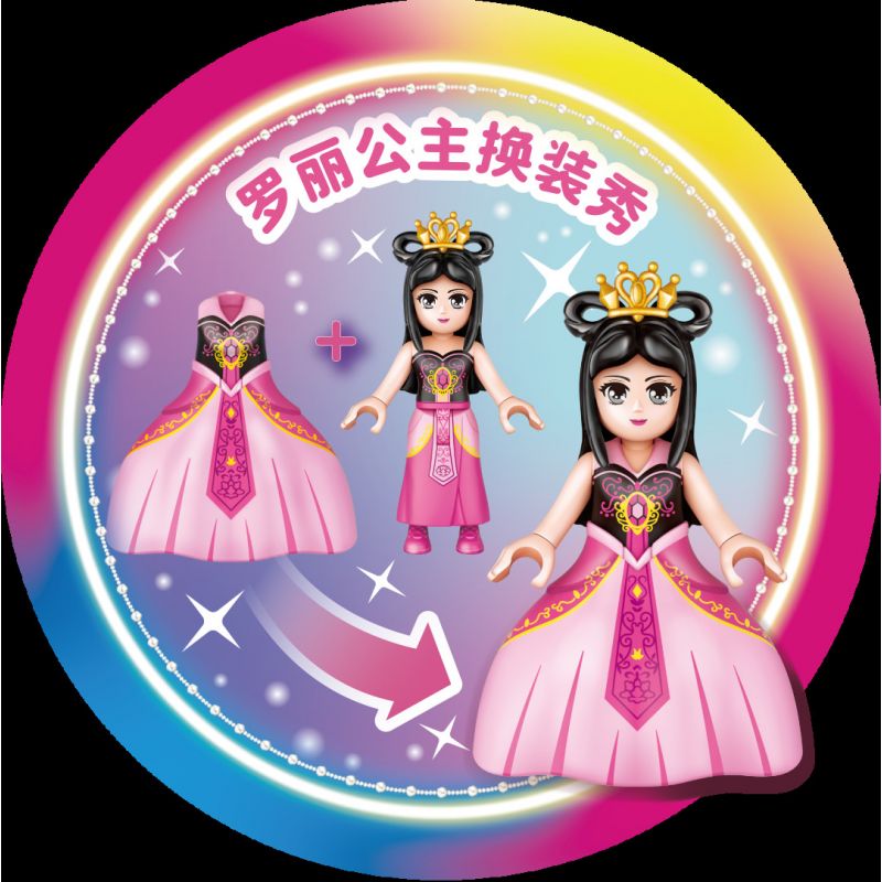 GUDI 9040 non  TÚI LÂU ĐÀI BUD bộ đồ chơi xếp lắp ráp ghép mô hình Yeloli 389 khối