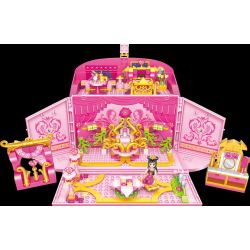 GUDI 9040 non  TÚI LÂU ĐÀI BUD bộ đồ chơi xếp lắp ráp ghép mô hình Yeloli 389 khối