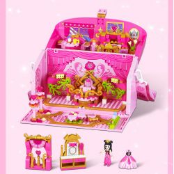 GUDI 9040 non  TÚI LÂU ĐÀI BUD bộ đồ chơi xếp lắp ráp ghép mô hình Yeloli 389 khối