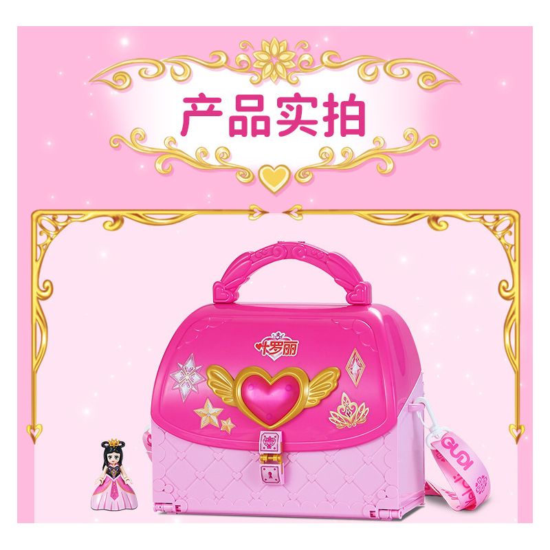 GUDI 9040 non  TÚI LÂU ĐÀI BUD bộ đồ chơi xếp lắp ráp ghép mô hình Yeloli 389 khối